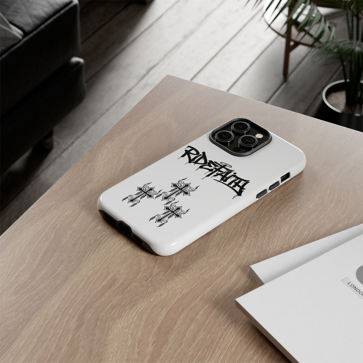 RideFaith Graffiti Tough Phone Case “WHITE”
