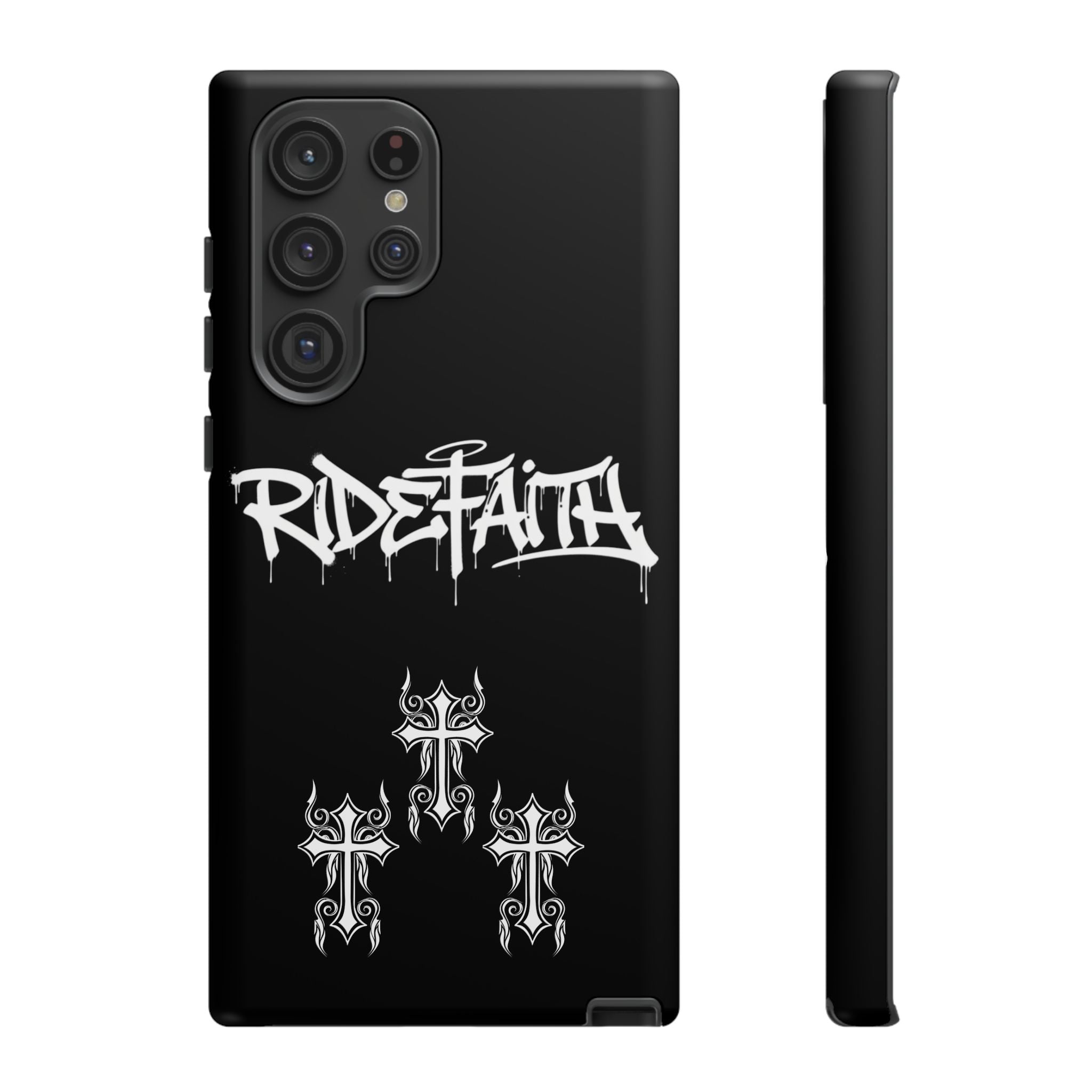 RideFaith Graffiti Tough Phone Case “BLACK”