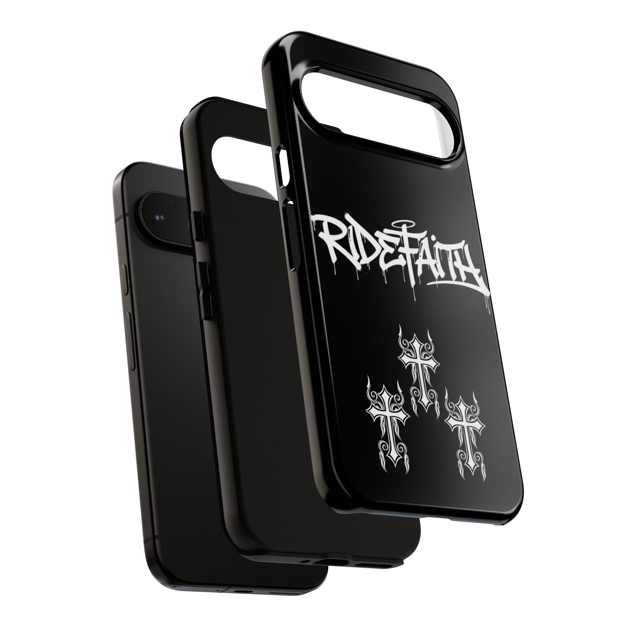 RideFaith Graffiti Tough Phone Case “BLACK”