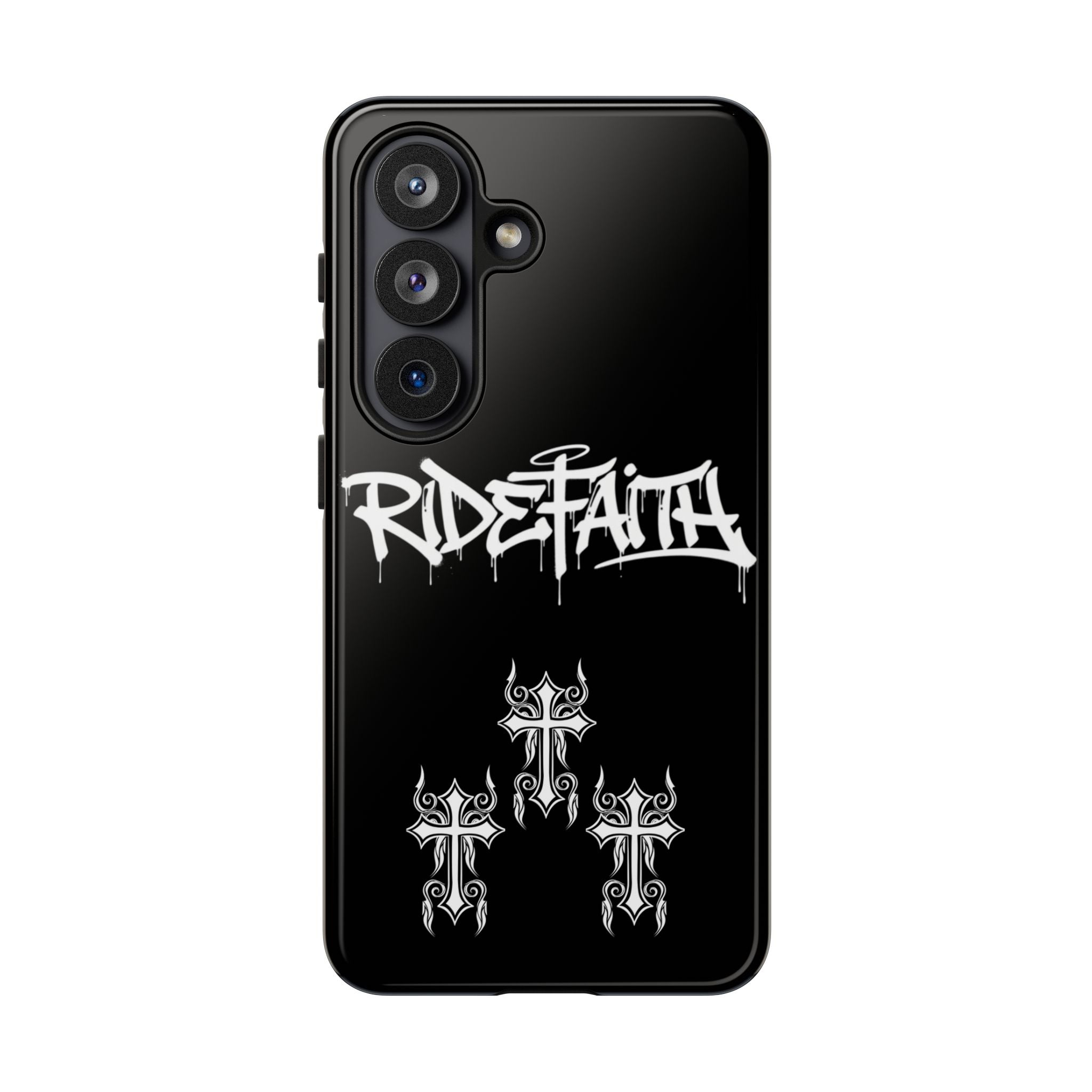RideFaith Graffiti Tough Phone Case “BLACK”