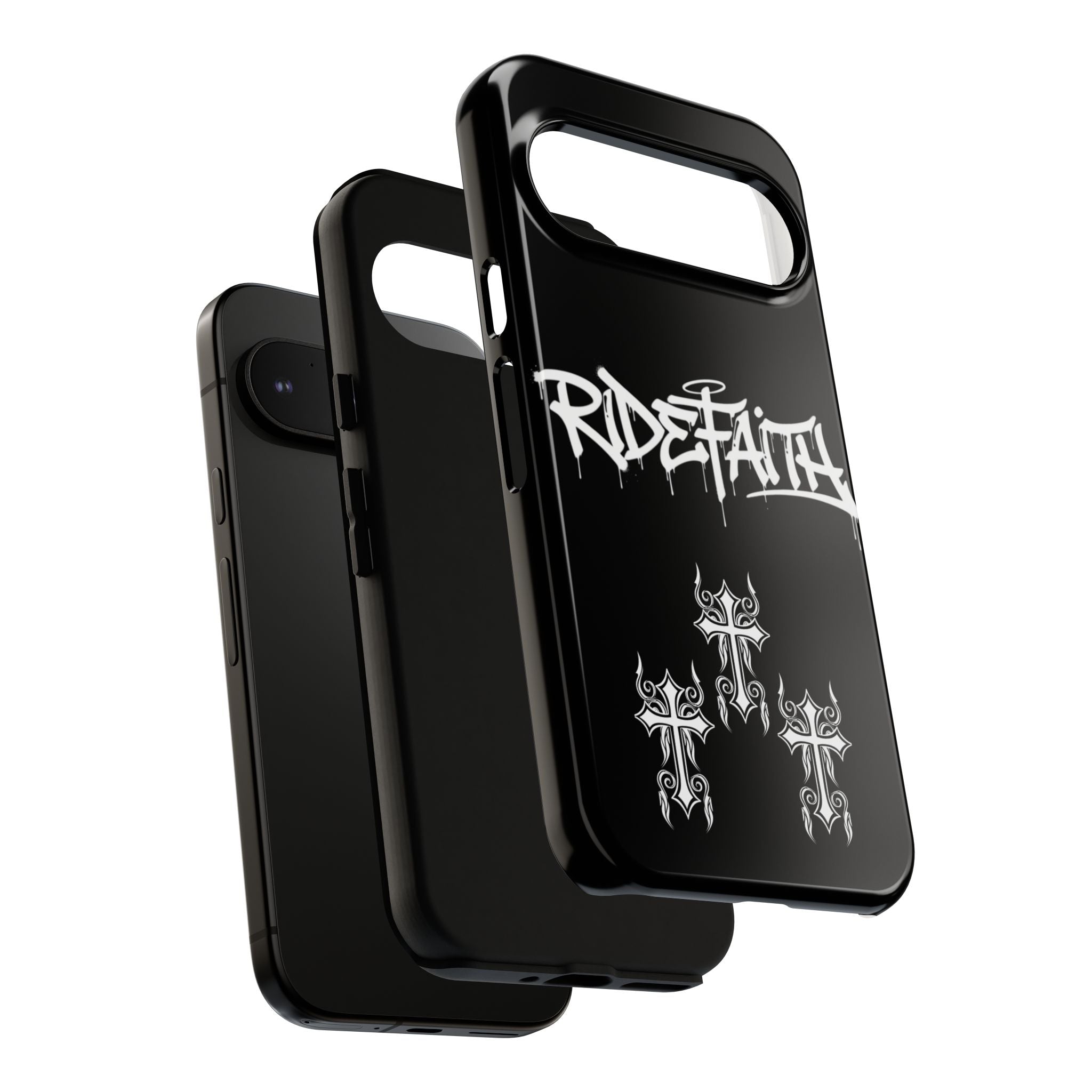 RideFaith Graffiti Tough Phone Case “BLACK”
