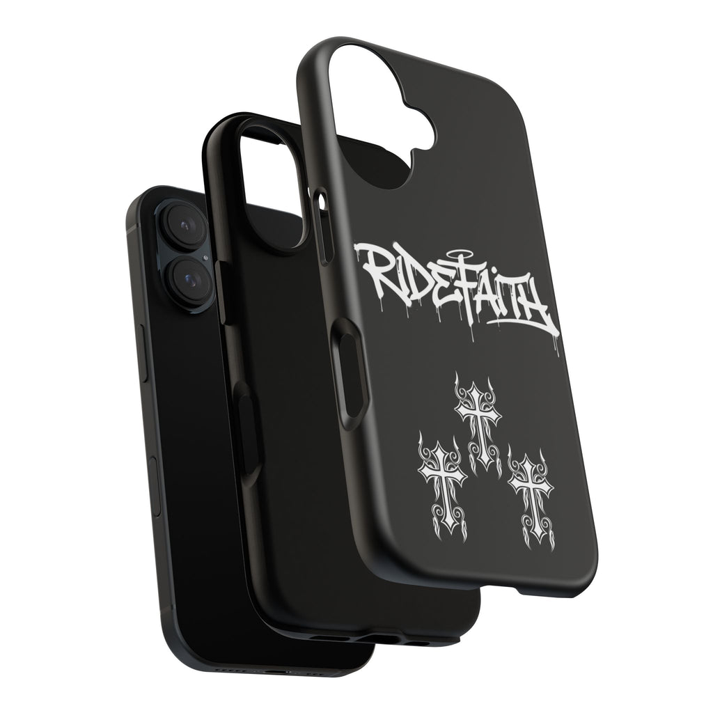 RideFaith Graffiti Tough Phone Case “BLACK”