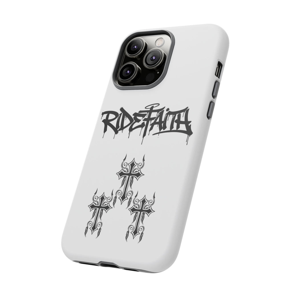 RideFaith Graffiti Tough Phone Case “WHITE”