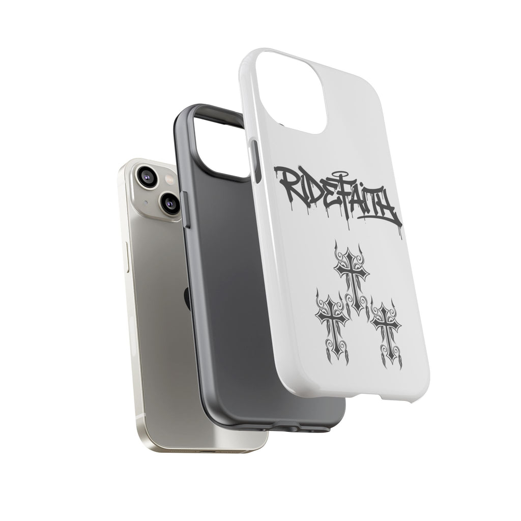 RideFaith Graffiti Tough Phone Case “WHITE”