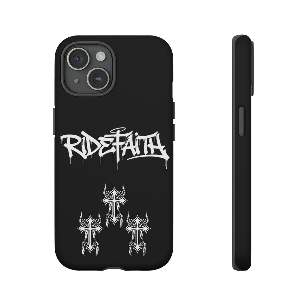 RideFaith Graffiti Tough Phone Case “BLACK”