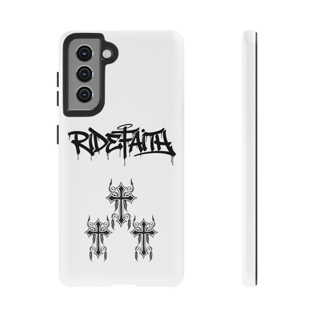 RideFaith Graffiti Tough Phone Case “WHITE”