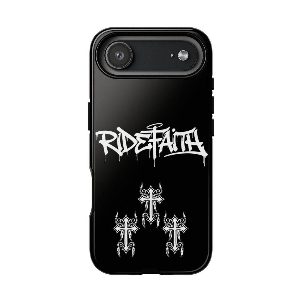 RideFaith Graffiti Tough Phone Case “BLACK”
