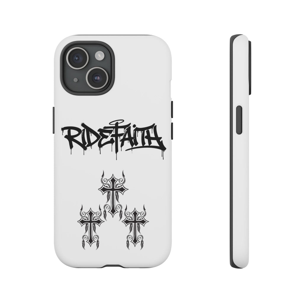 RideFaith Graffiti Tough Phone Case “WHITE”