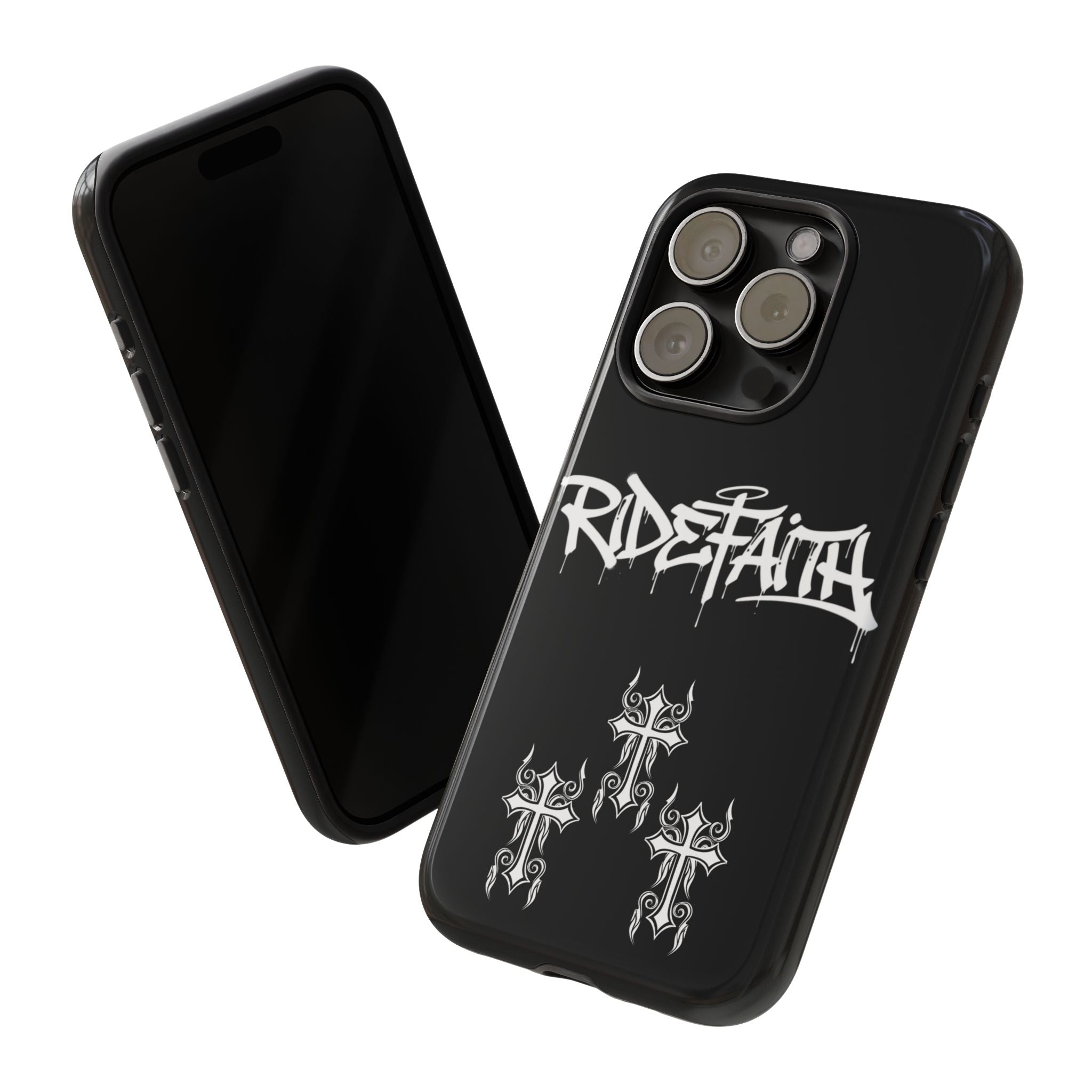 RideFaith Graffiti Tough Phone Case “BLACK”