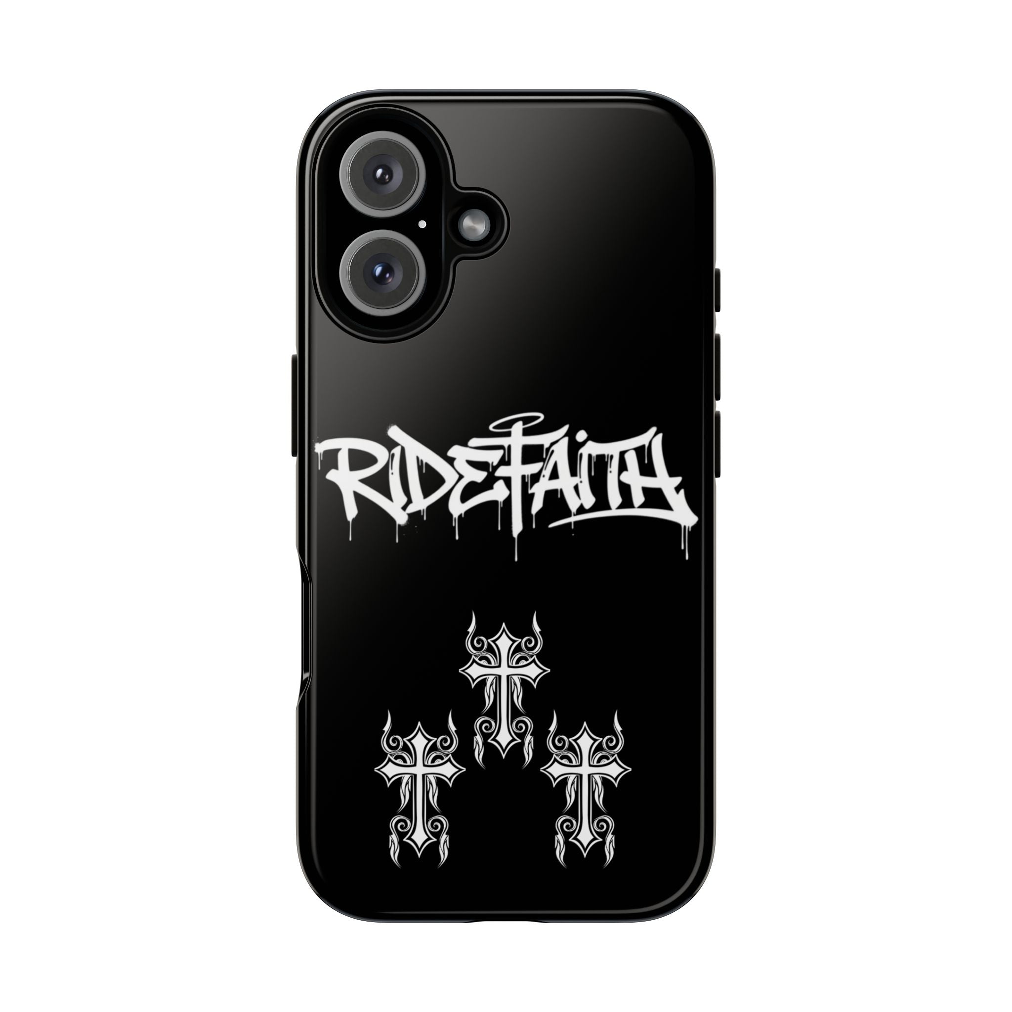 RideFaith Graffiti Tough Phone Case “BLACK”
