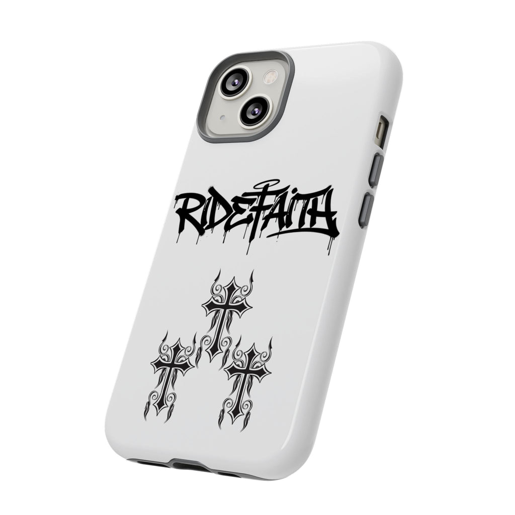 RideFaith Graffiti Tough Phone Case “WHITE”