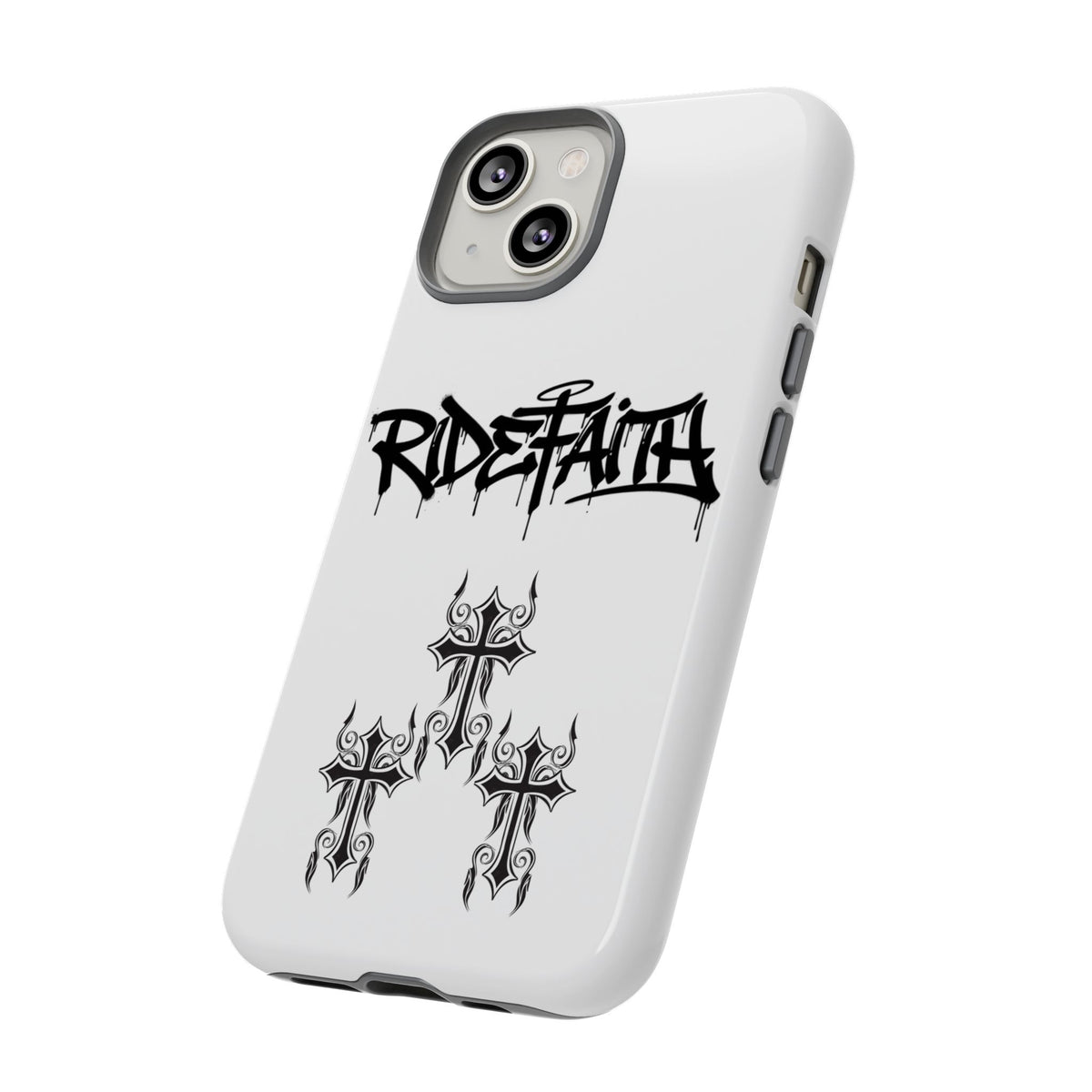 RideFaith Graffiti Tough Phone Case “WHITE”