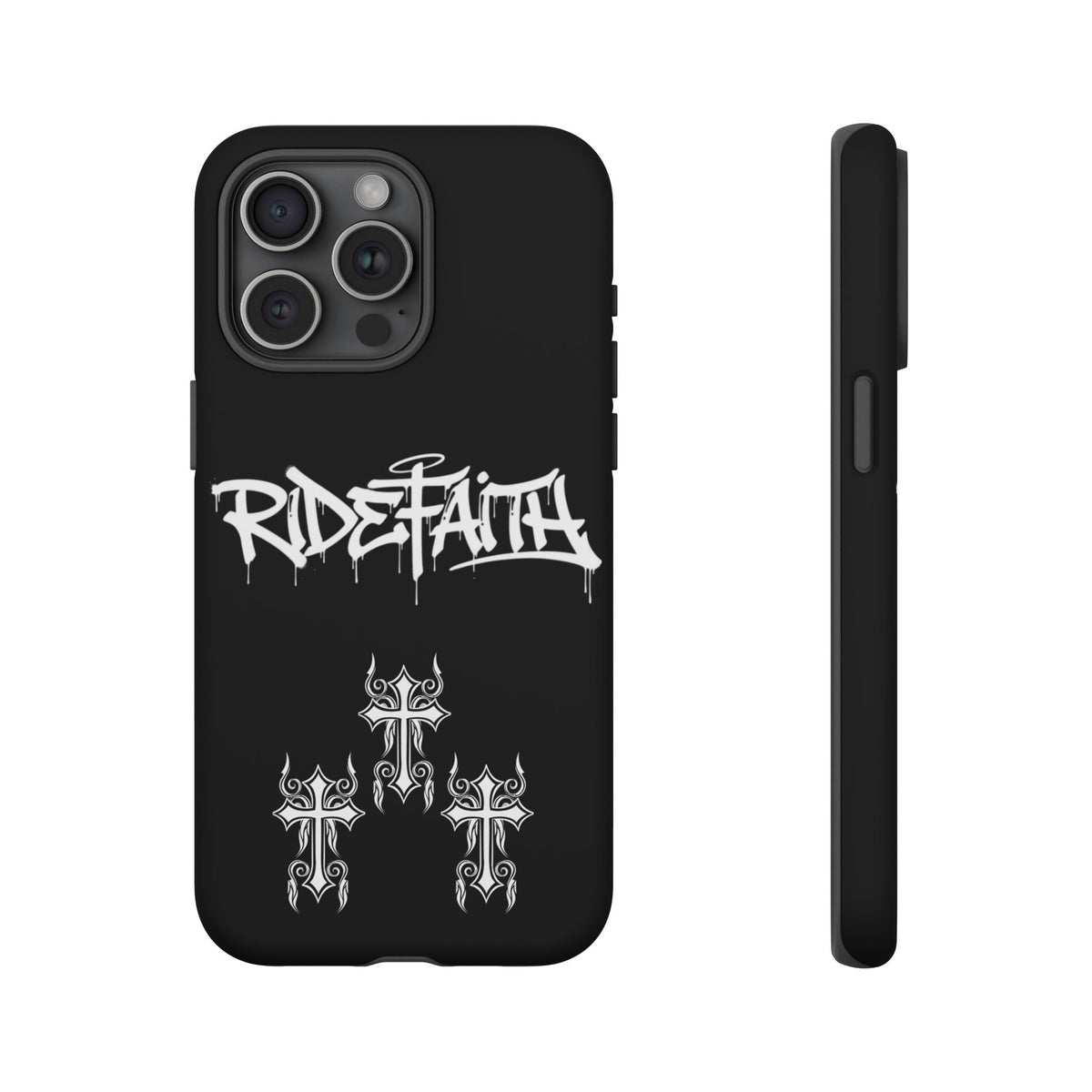 RideFaith Graffiti Tough Phone Case “BLACK”