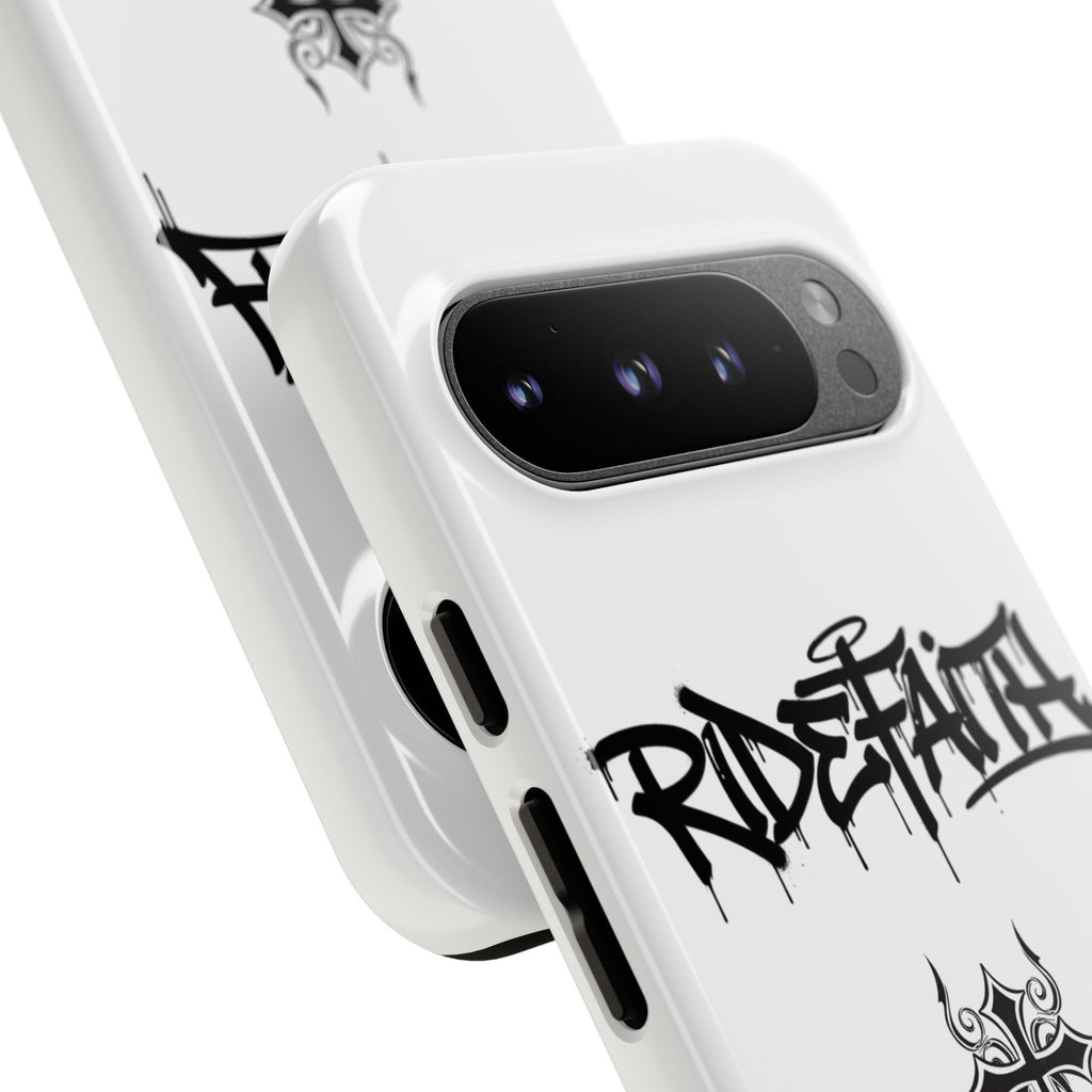 RideFaith Graffiti Tough Phone Case “WHITE”