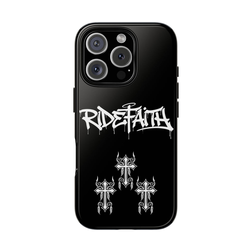 RideFaith Graffiti Tough Phone Case “BLACK”