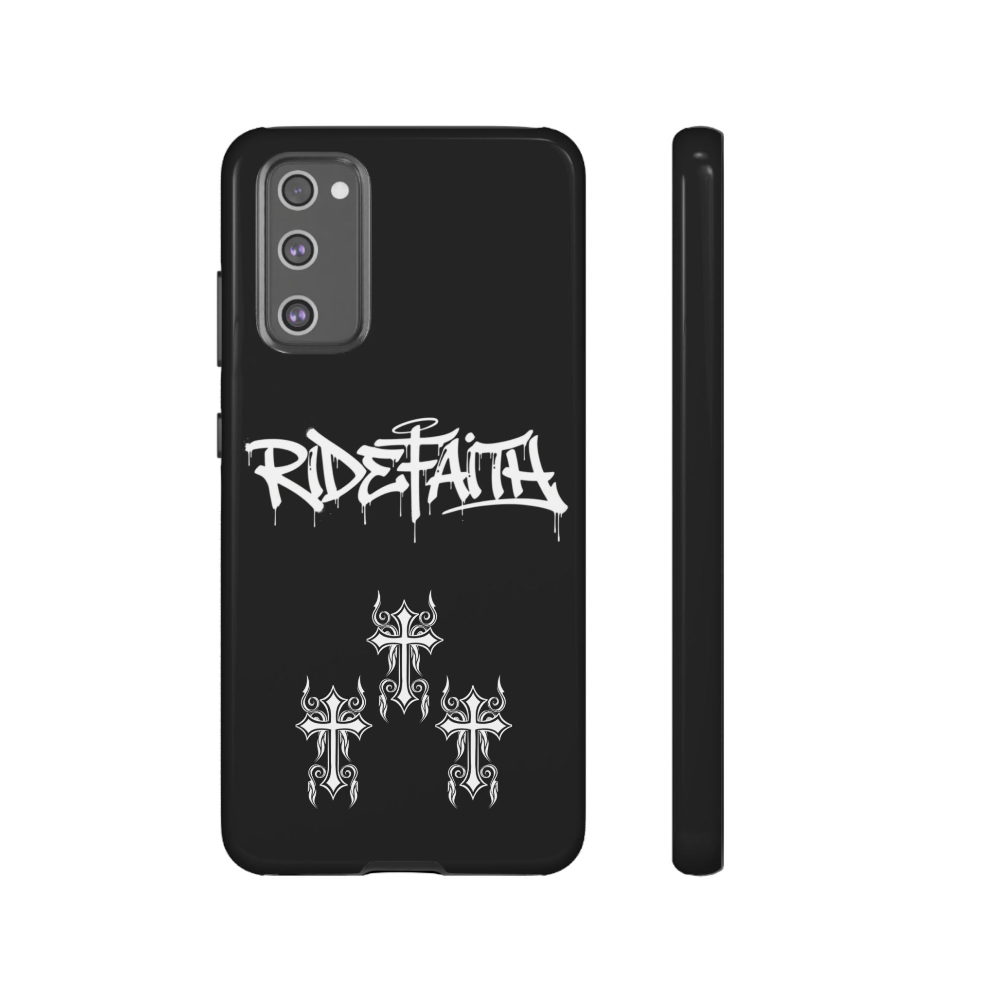 RideFaith Graffiti Tough Phone Case “BLACK”
