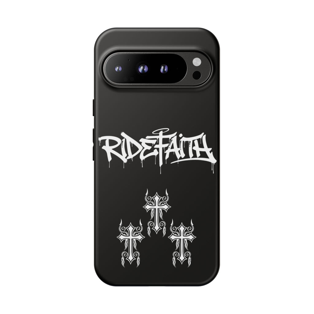 RideFaith Graffiti Tough Phone Case “BLACK”