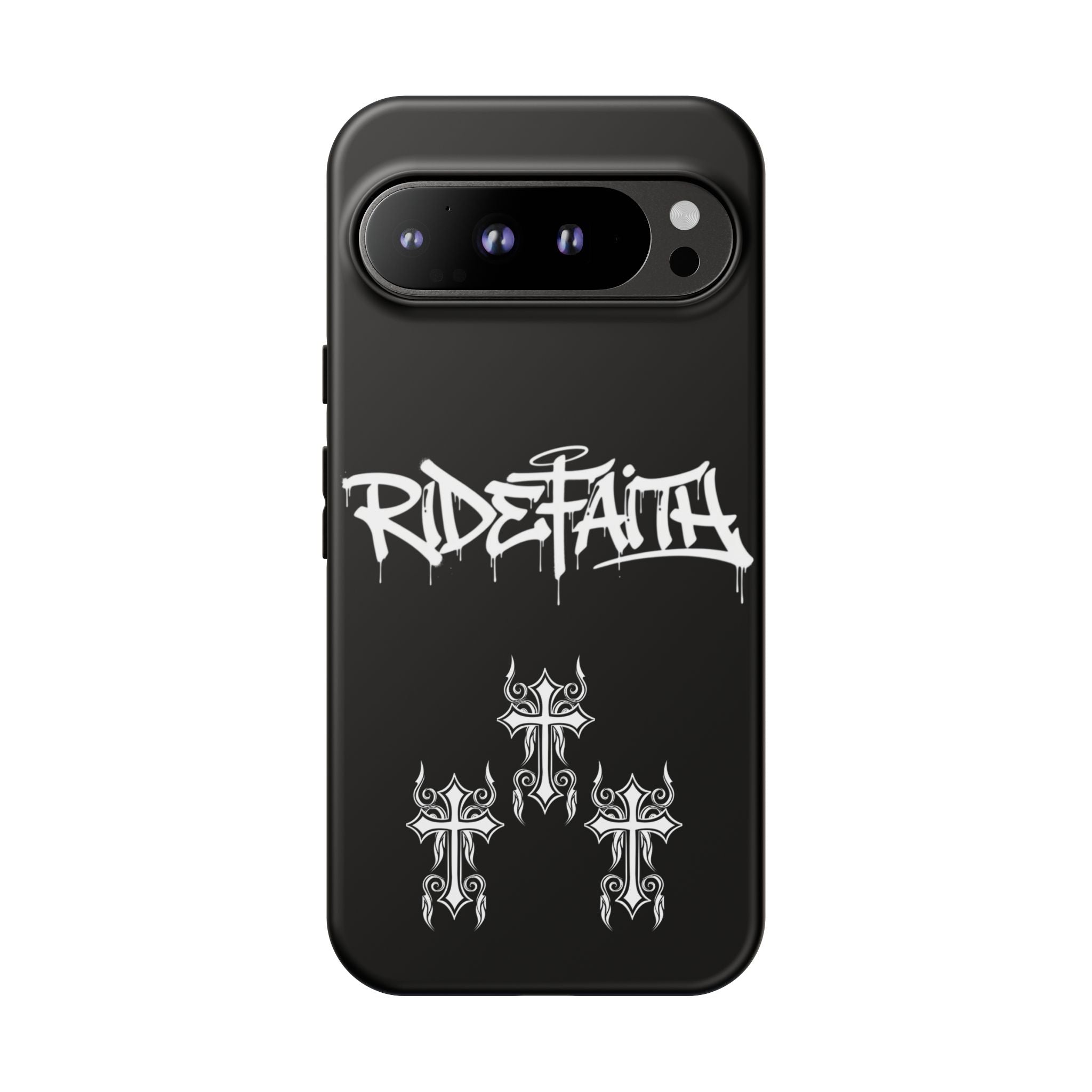 RideFaith Graffiti Tough Phone Case “BLACK”