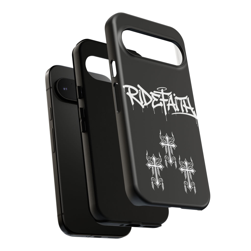 RideFaith Graffiti Tough Phone Case “BLACK”