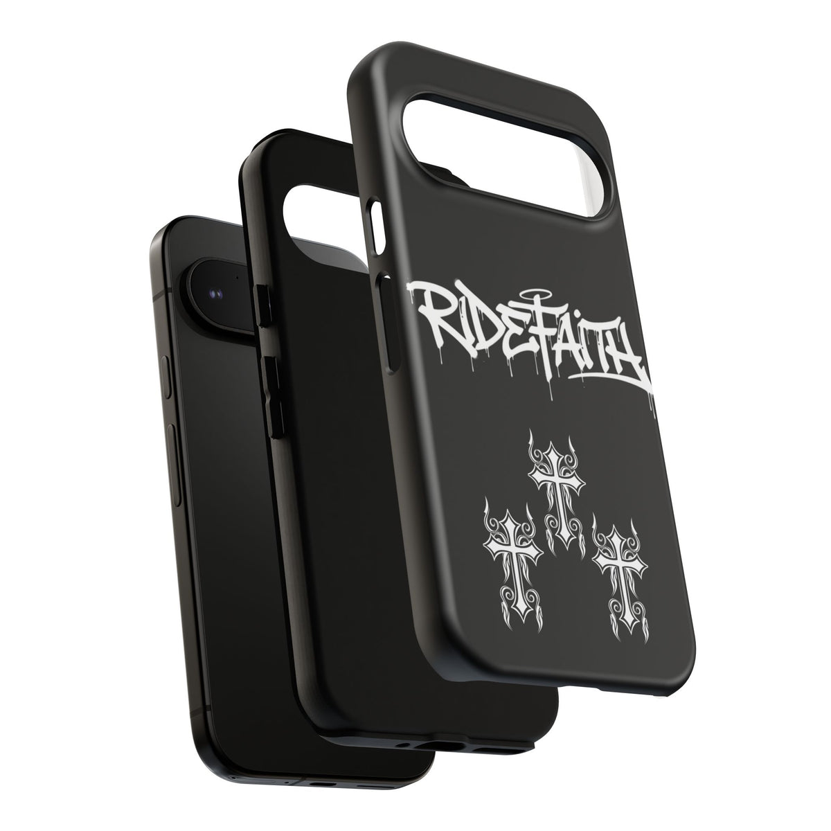 RideFaith Graffiti Tough Phone Case “BLACK”