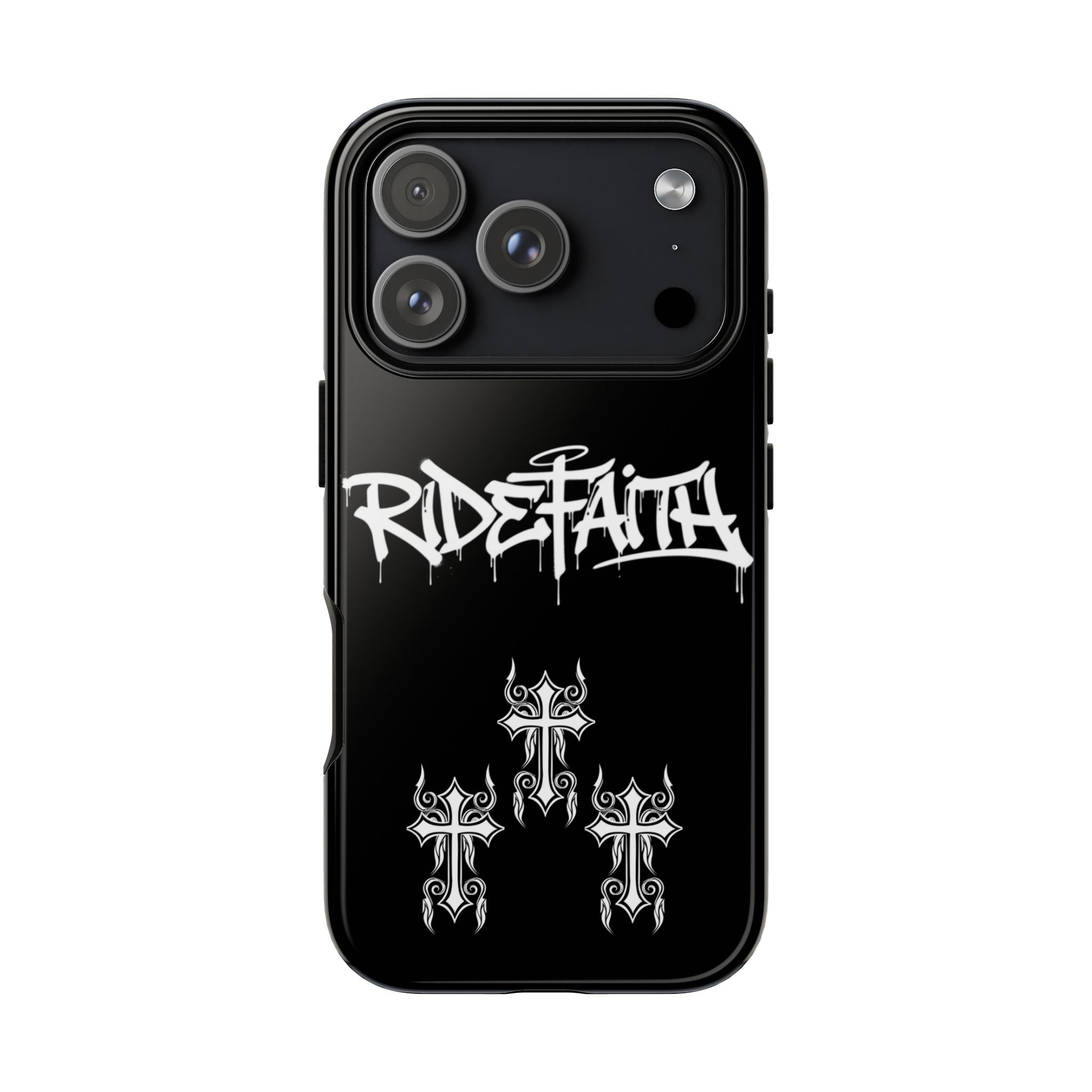 RideFaith Graffiti Tough Phone Case “BLACK”