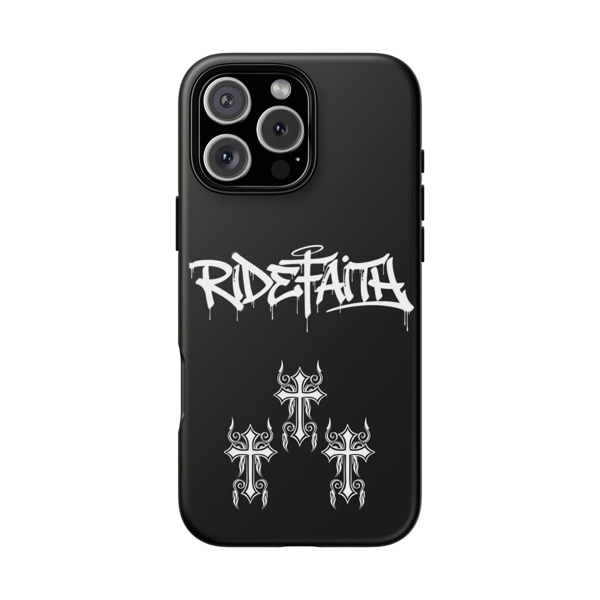 RideFaith Graffiti Tough Phone Case “BLACK”