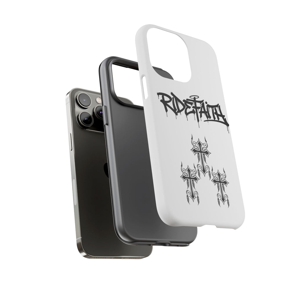 RideFaith Graffiti Tough Phone Case “WHITE”