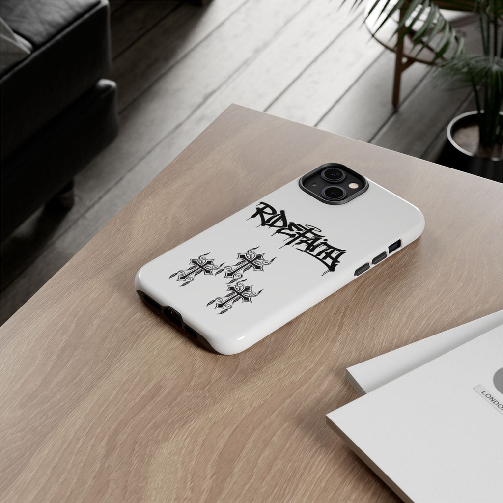 RideFaith Graffiti Tough Phone Case “WHITE”