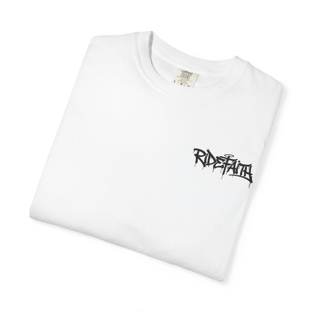 RideFaith Graffiti Logo T‑Shirt