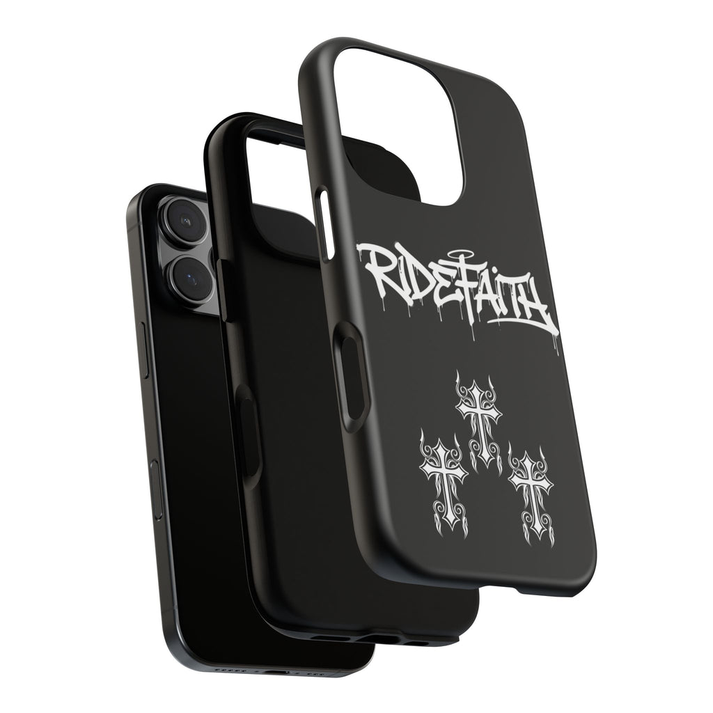RideFaith Graffiti Tough Phone Case “BLACK”