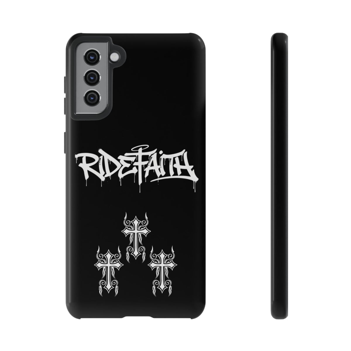 RideFaith Graffiti Tough Phone Case “BLACK”