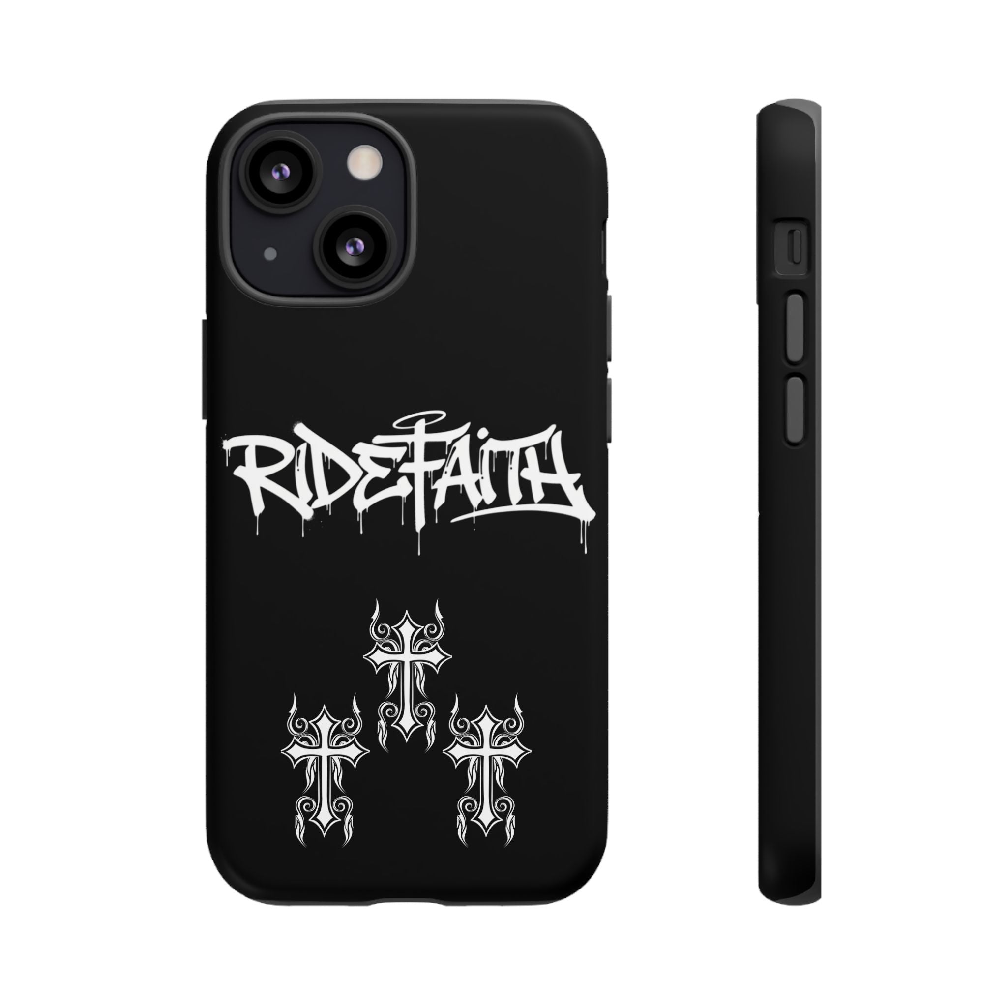 RideFaith Graffiti Tough Phone Case “BLACK”
