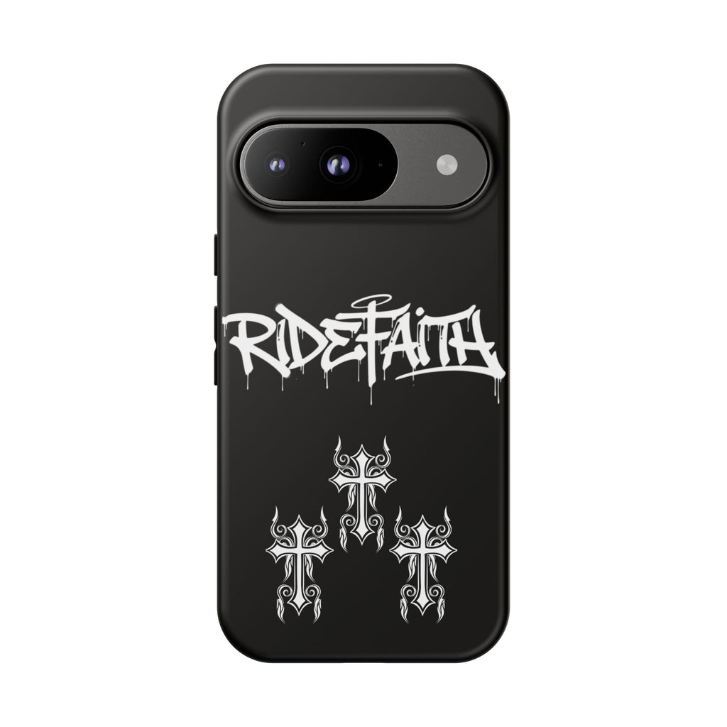 RideFaith Graffiti Tough Phone Case “BLACK”