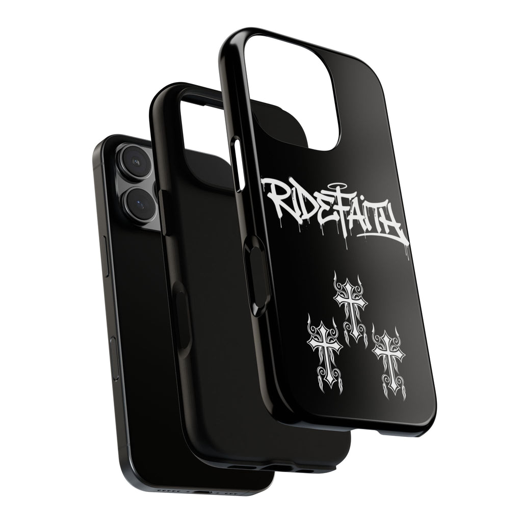 RideFaith Graffiti Tough Phone Case “BLACK”
