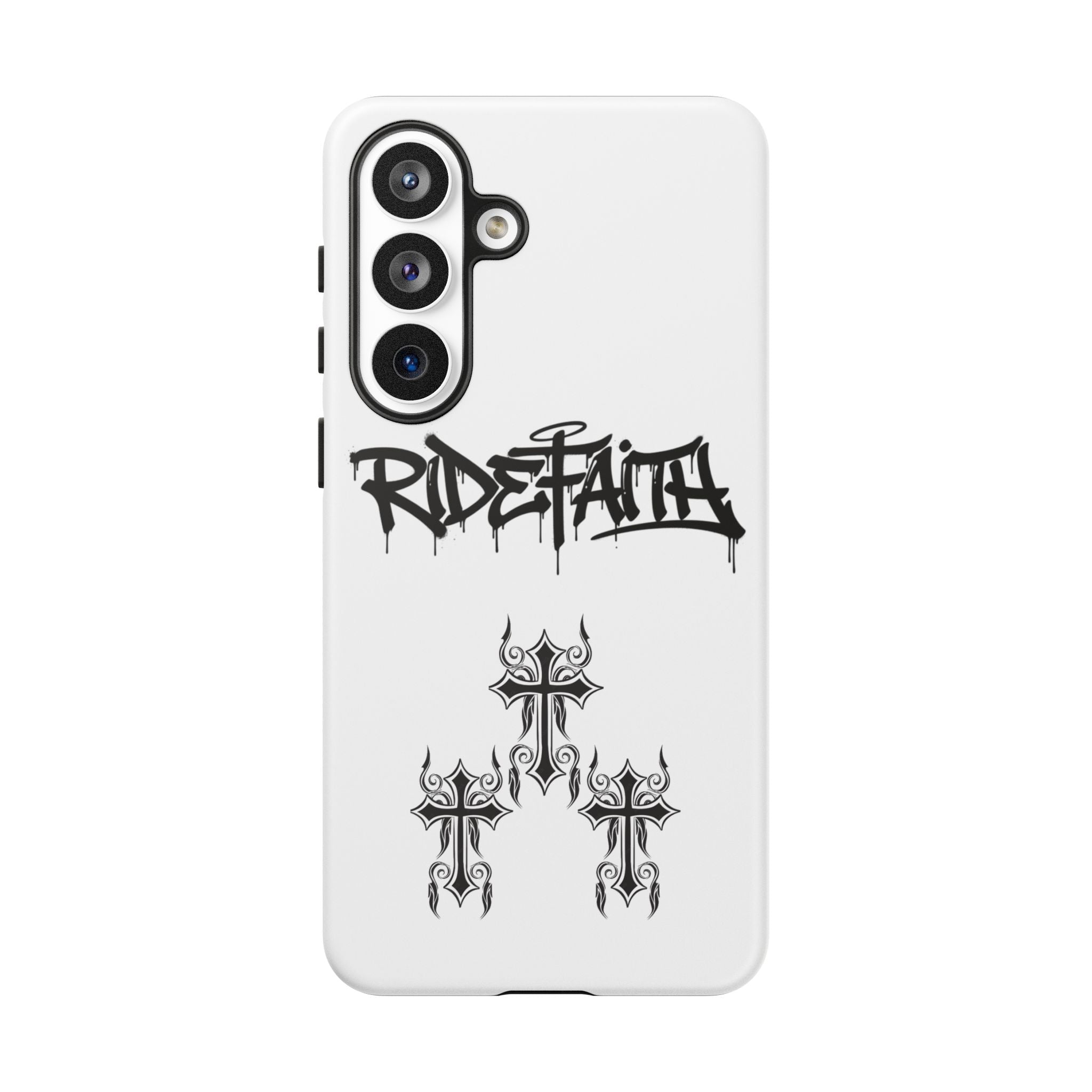 RideFaith Graffiti Tough Phone Case “WHITE”