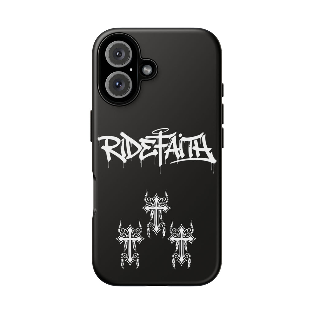 RideFaith Graffiti Tough Phone Case “BLACK”