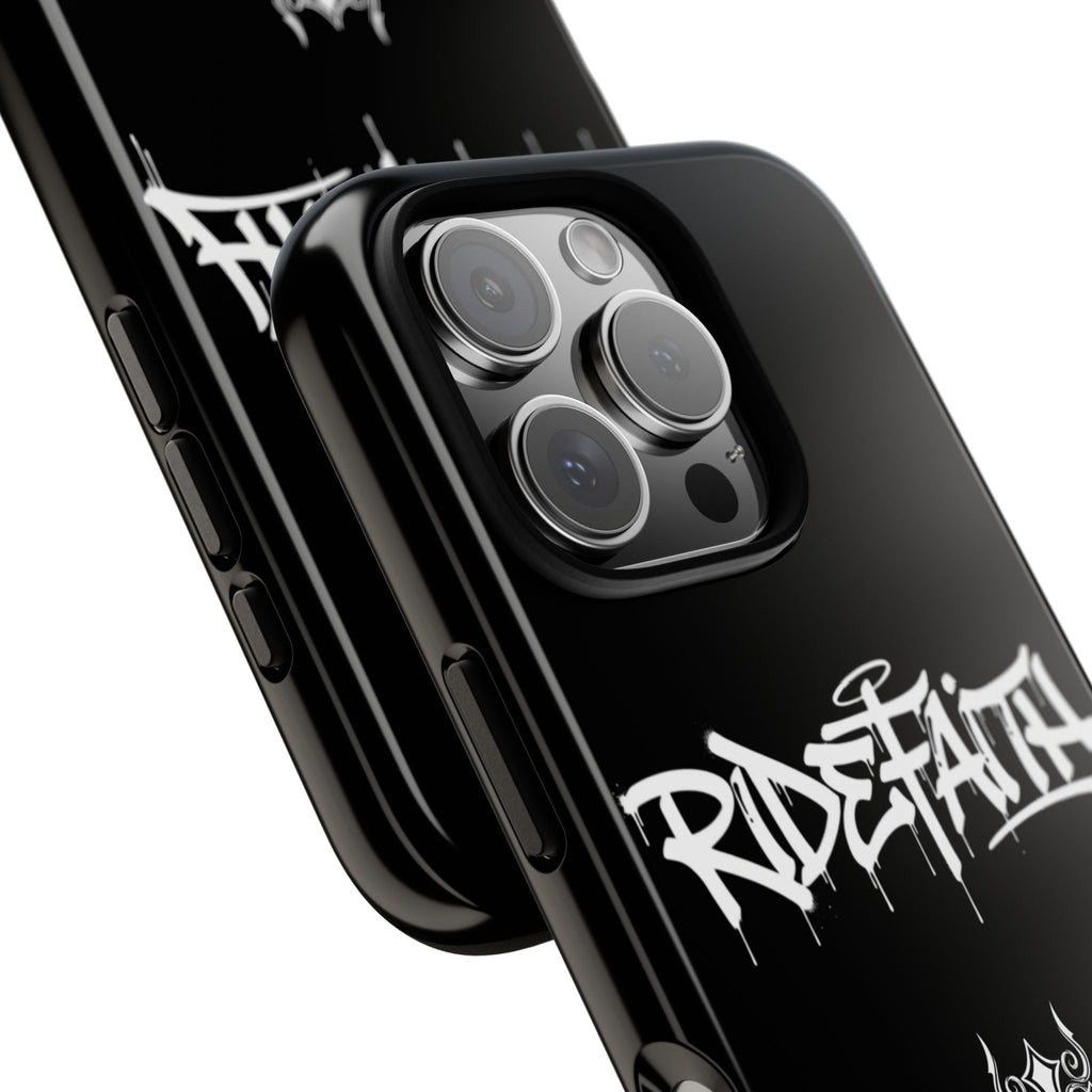 RideFaith Graffiti Tough Phone Case “BLACK”