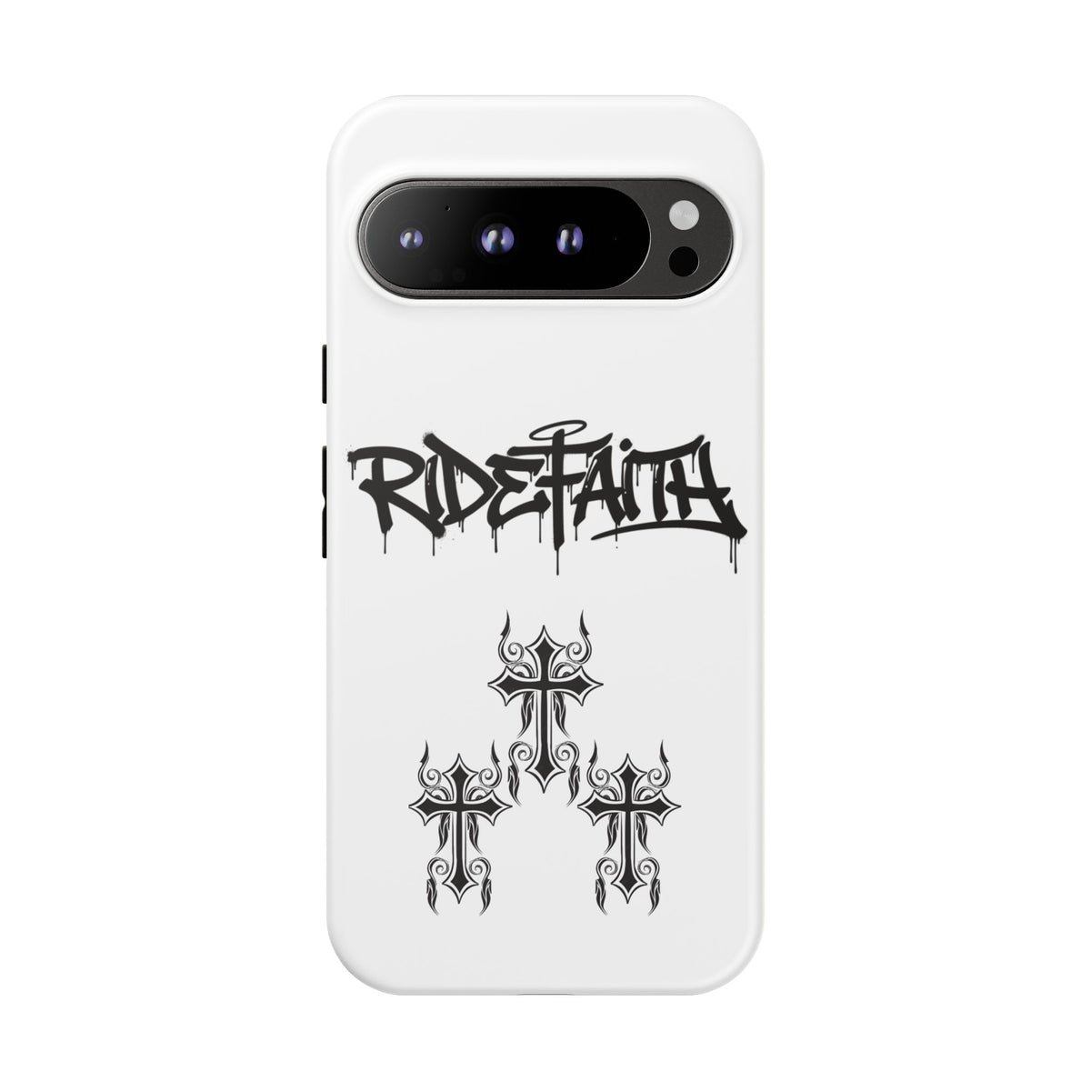 RideFaith Graffiti Tough Phone Case “WHITE”