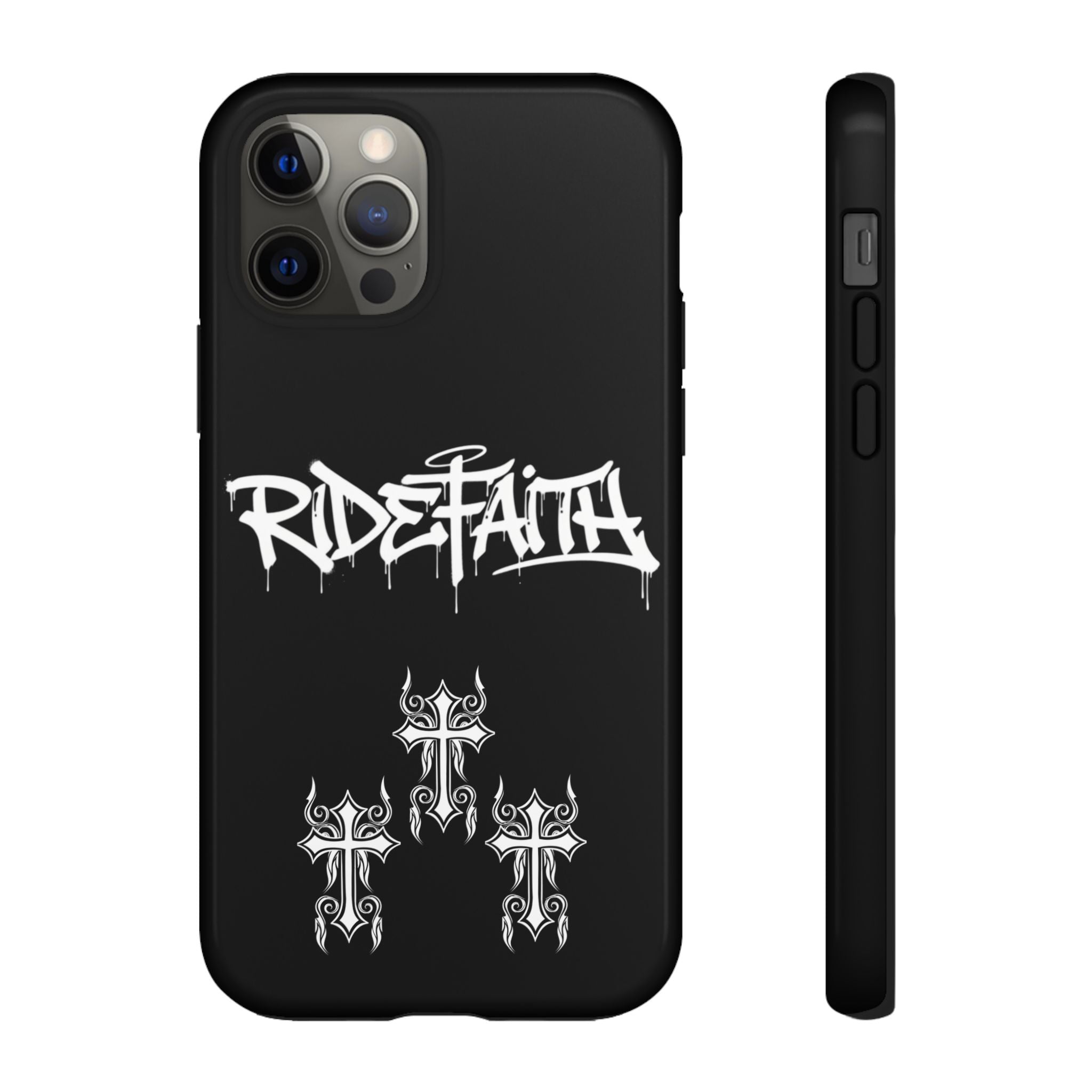 RideFaith Graffiti Tough Phone Case “BLACK”