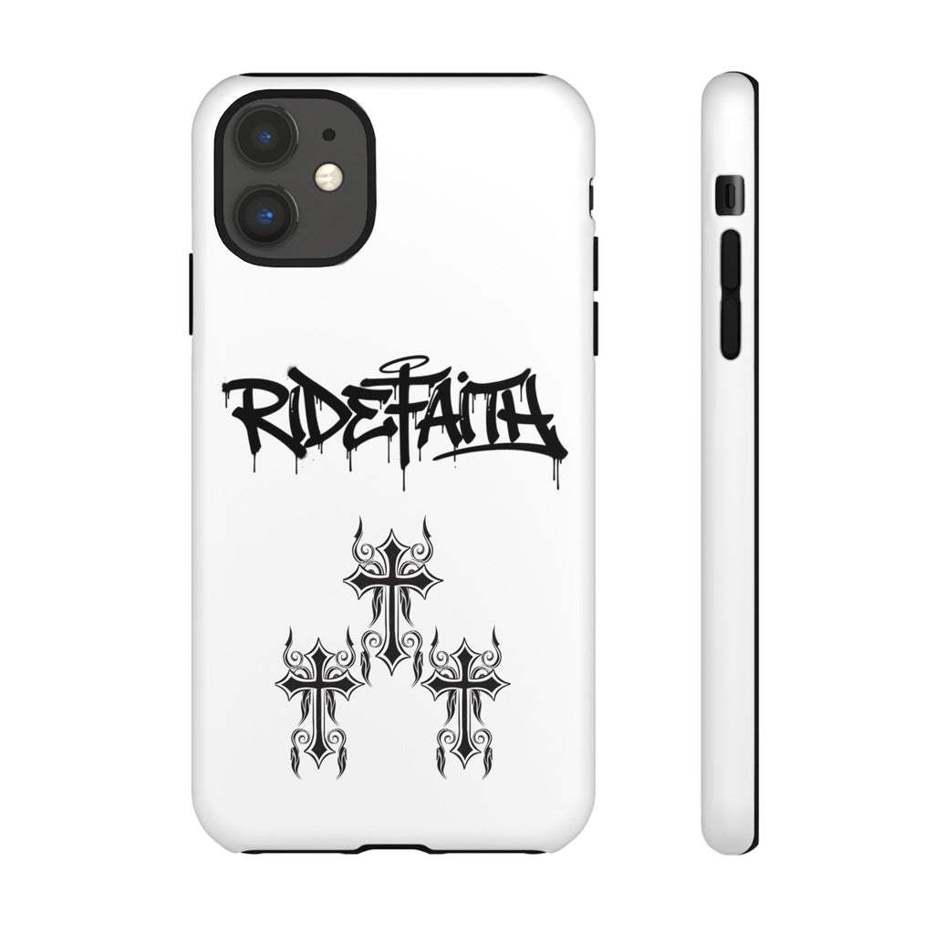 RideFaith Graffiti Tough Phone Case “WHITE”