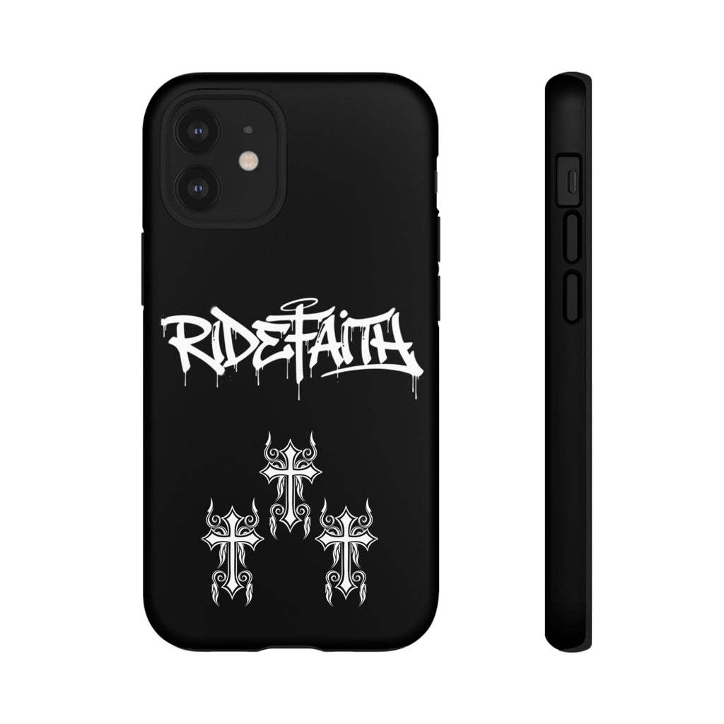 RideFaith Graffiti Tough Phone Case “BLACK”