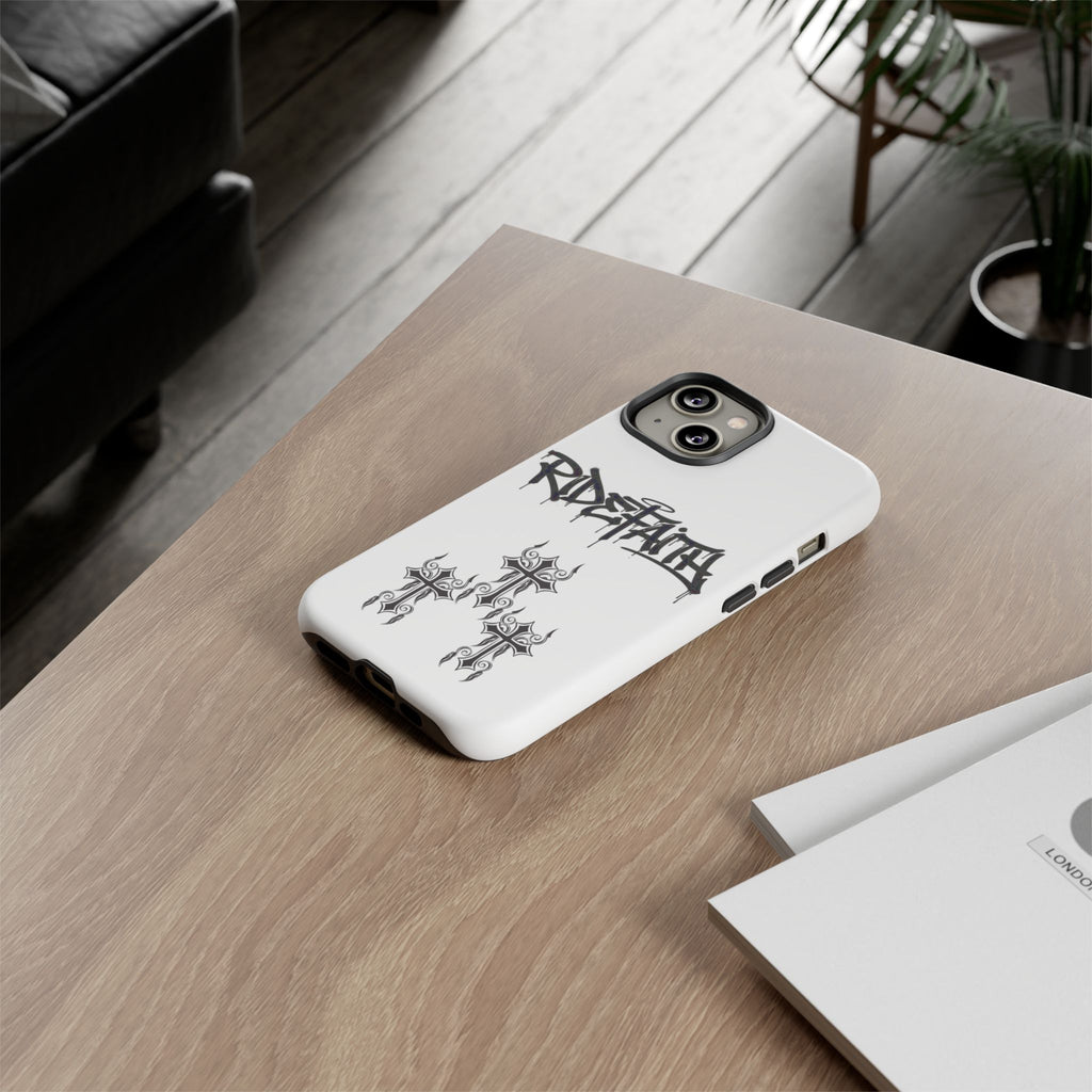 RideFaith Graffiti Tough Phone Case “WHITE”