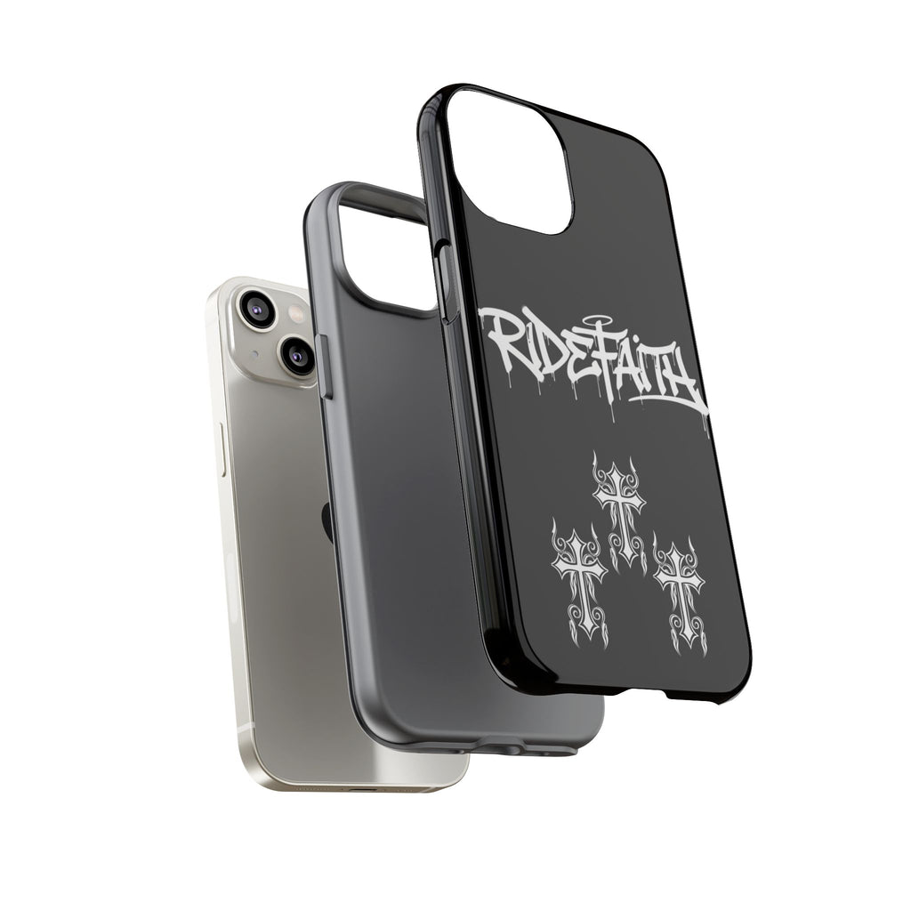 RideFaith Graffiti Tough Phone Case “BLACK”