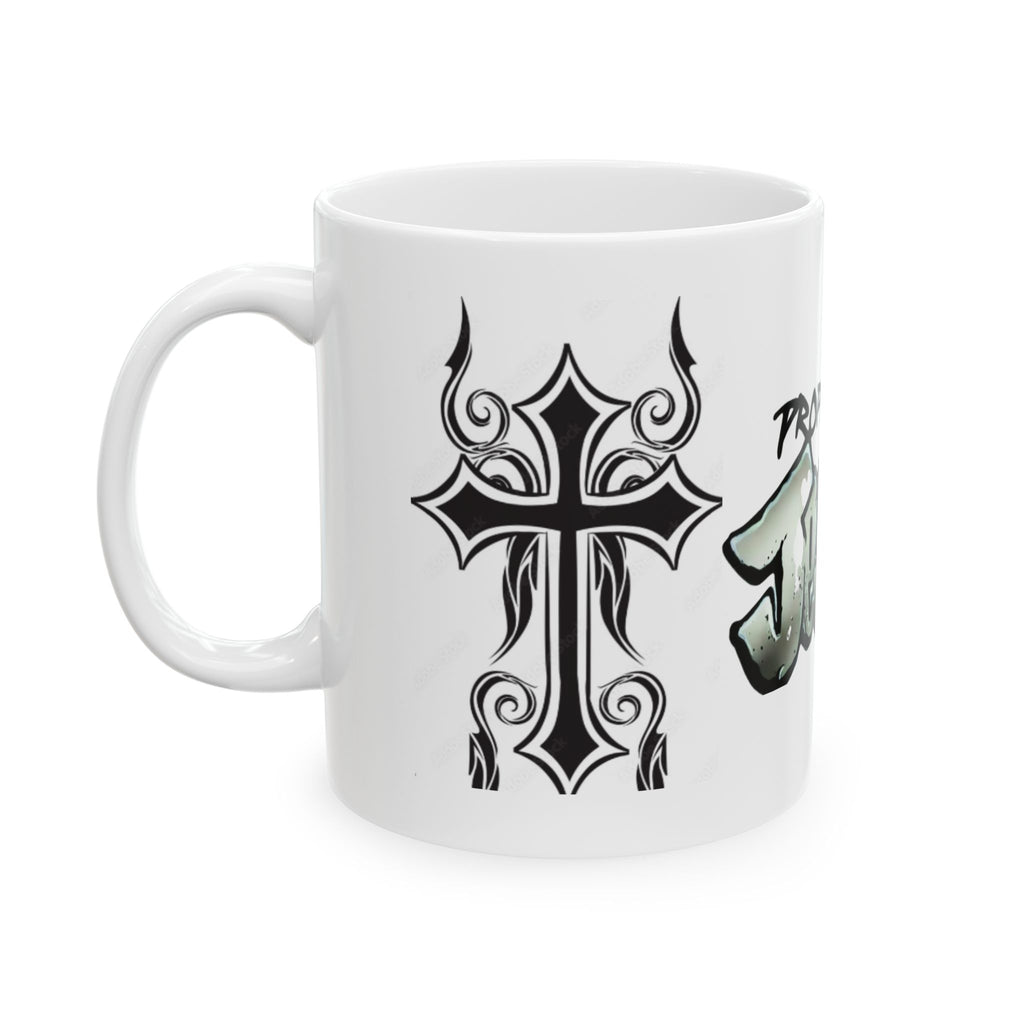 Property of Jesus Ceramic Mug — Faith-Inspired Graphic Coffee Cup (11oz/15oz)