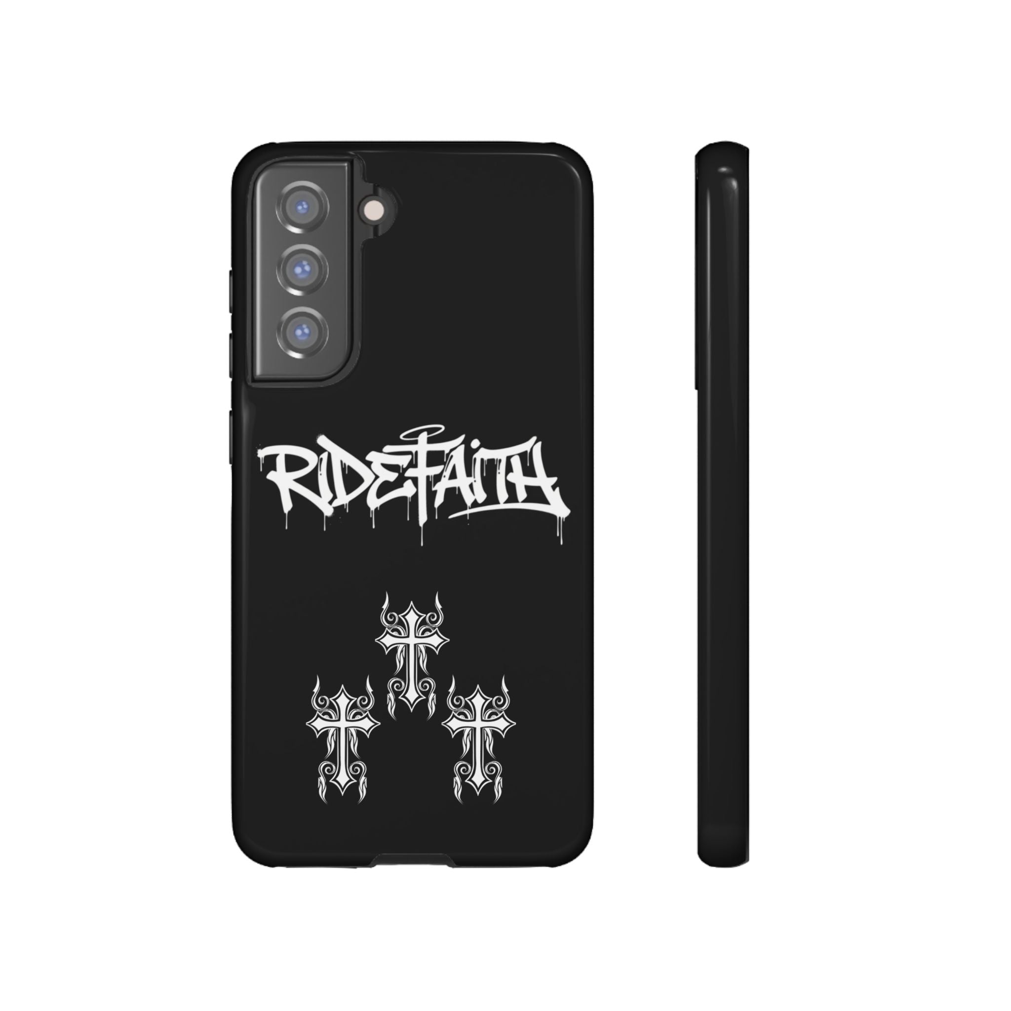 RideFaith Graffiti Tough Phone Case “BLACK”