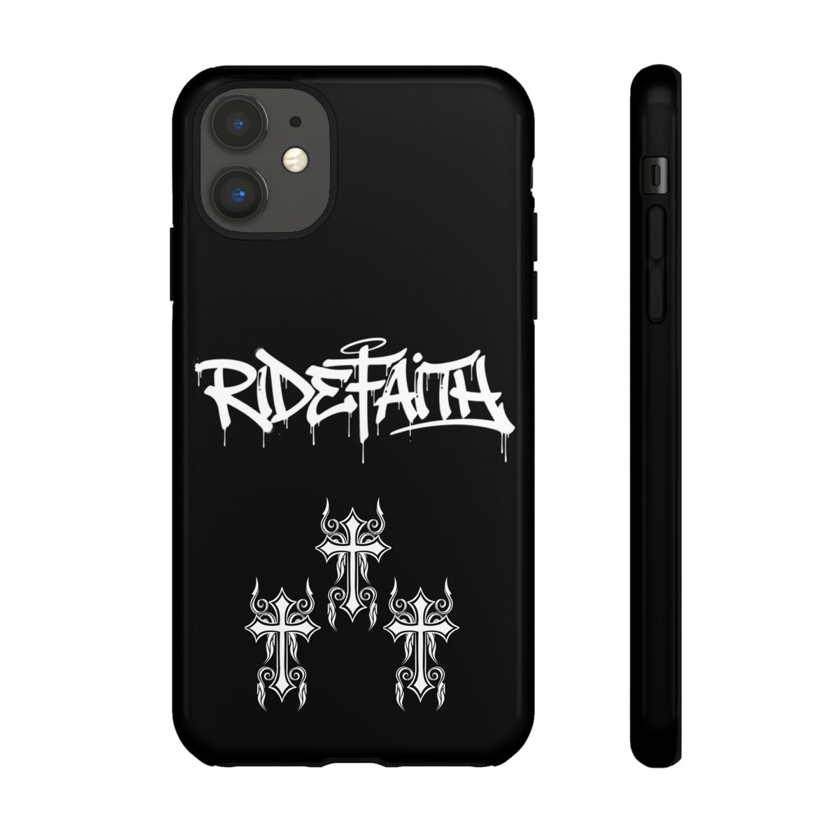 RideFaith Graffiti Tough Phone Case “BLACK”