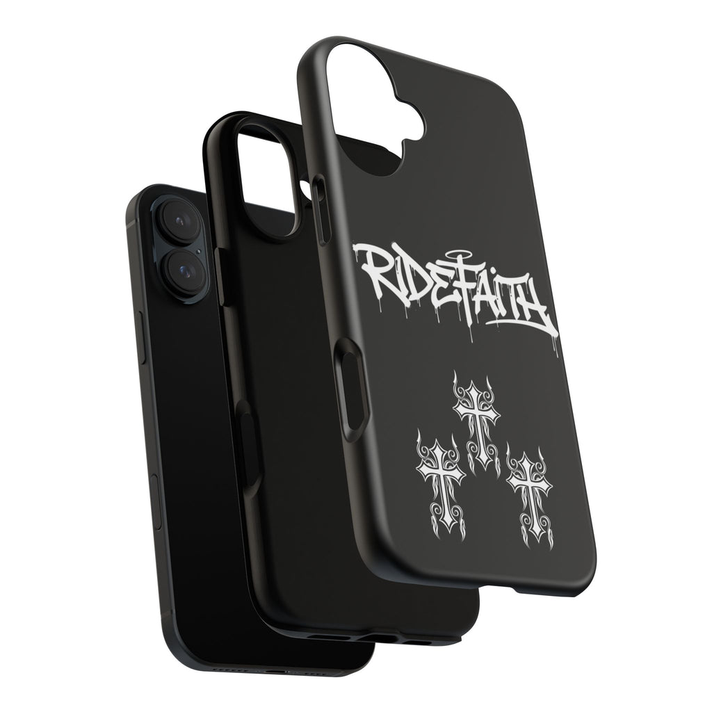 RideFaith Graffiti Tough Phone Case “BLACK”
