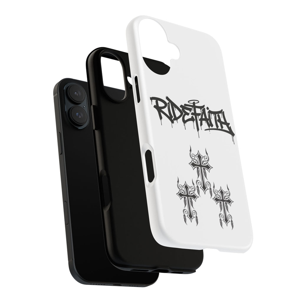 RideFaith Graffiti Tough Phone Case “WHITE”