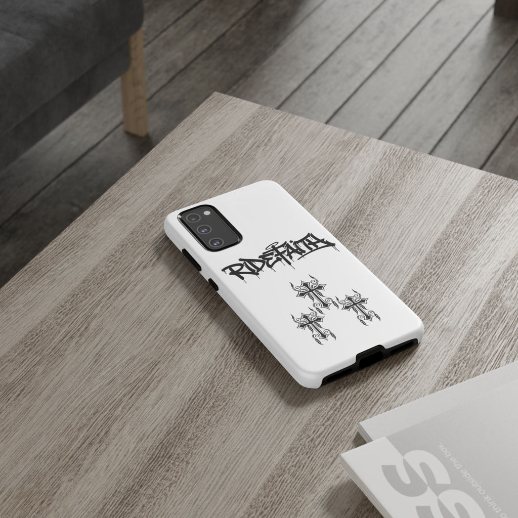 RideFaith Graffiti Tough Phone Case “WHITE”