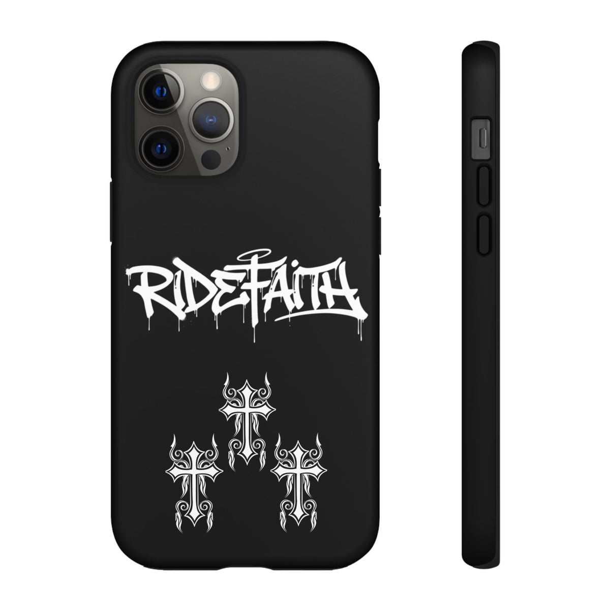 RideFaith Graffiti Tough Phone Case “BLACK”